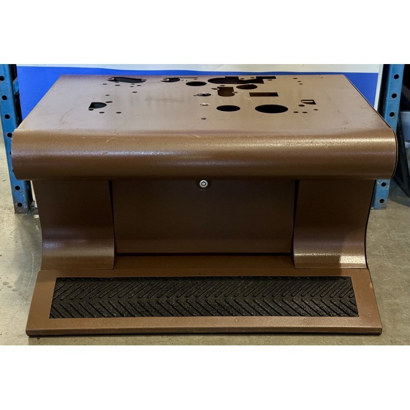 Bronze Slot Stand W/ Footrest & Side Panels
