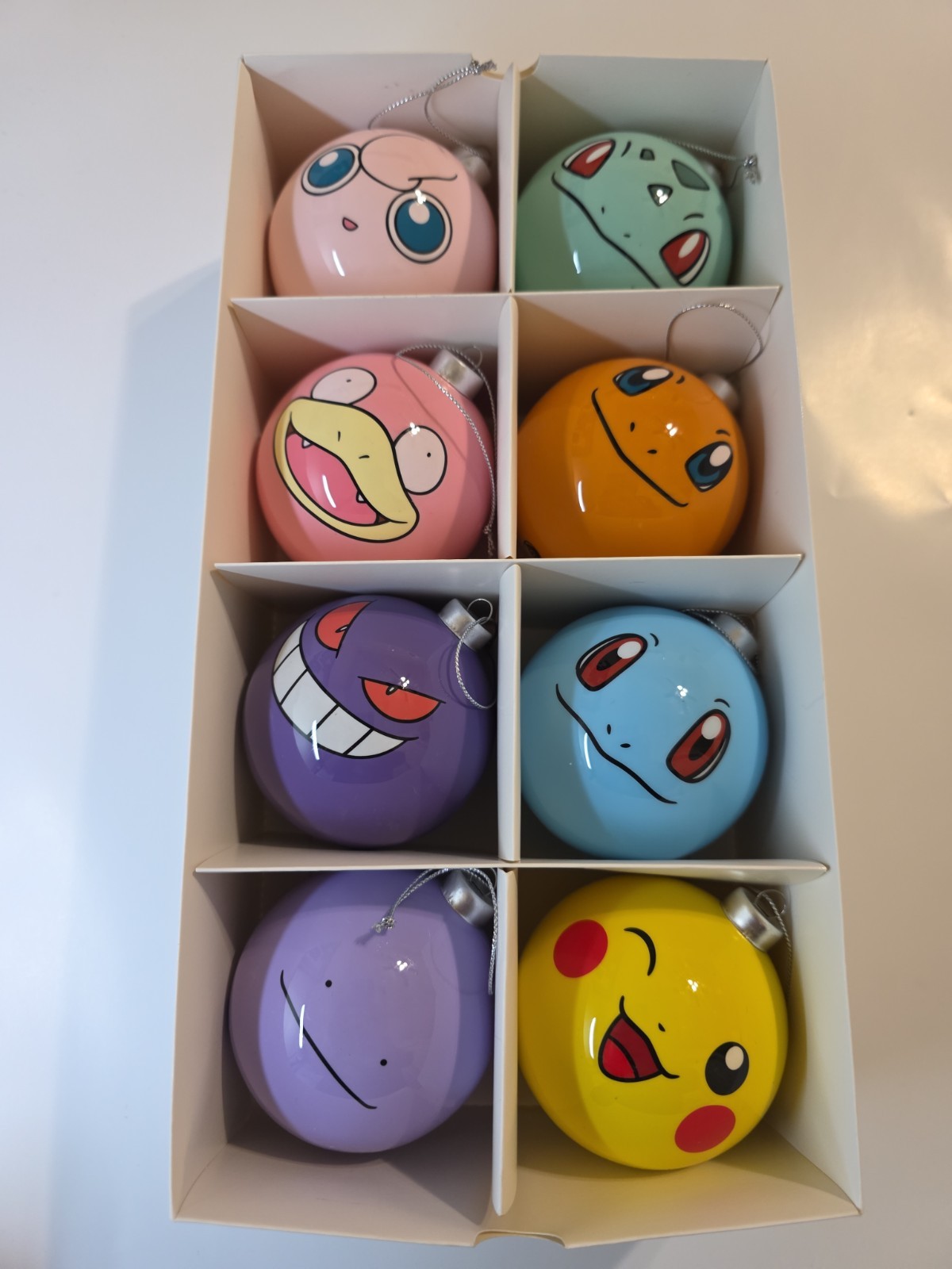 Pokemon Center Together for the Holidays Ornament Full Collection Set of 8