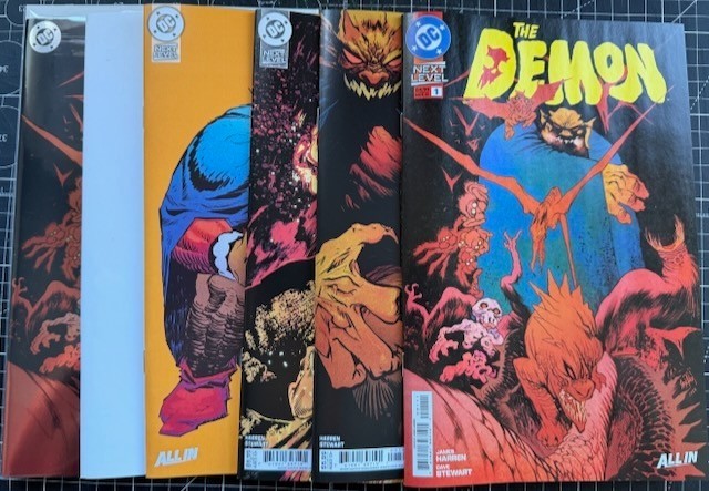 DC The Demon #1 A Cover, 5 Variants Harren Foil