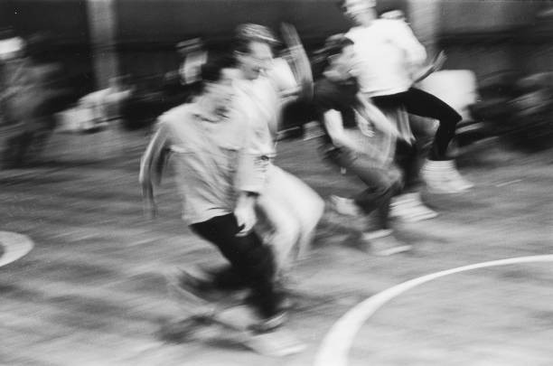Dance rehearsals West Side Story' a film musical directed by Jerom- Old Photo 6