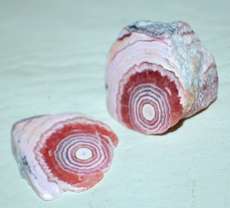 5 pcs LOT Rhodochrosite Stalactites from Argentina * rare *