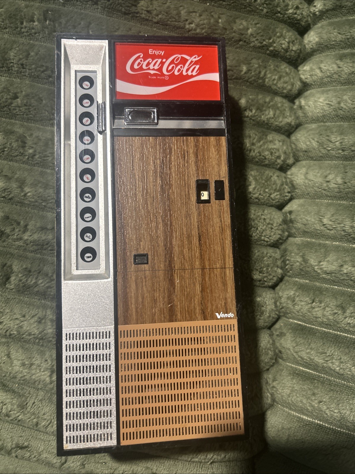 Working Vintage 1970s Coca-Cola Vending Machine Radio – Japan – Rare Vendo Jack