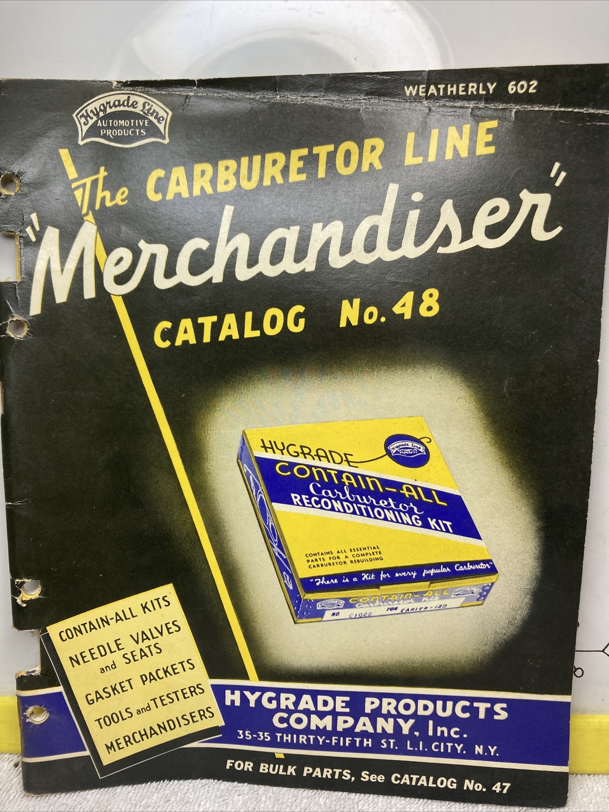 1945 The Carburetor Line “Merchandiser” Catalog No. 48