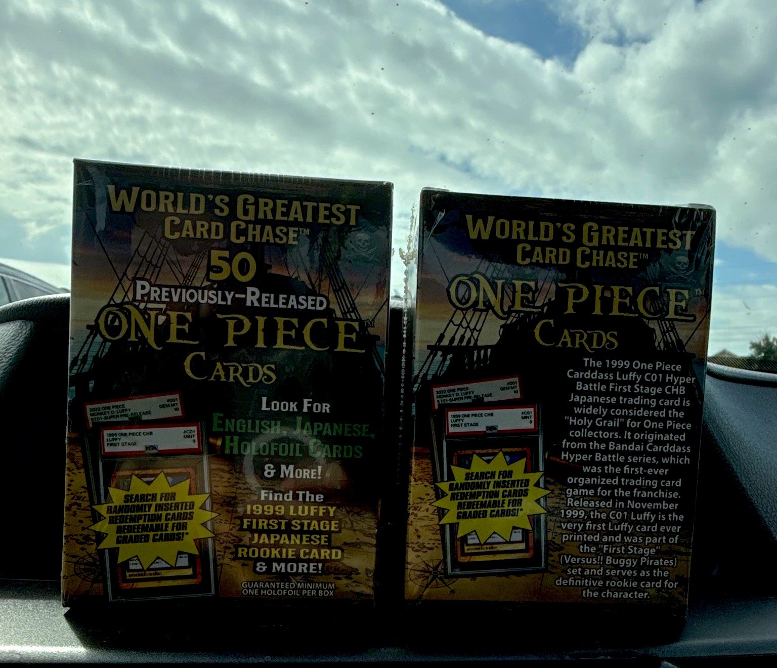 One Piece TCG factory sealed box World’s Greatest Card Chase 50 cards