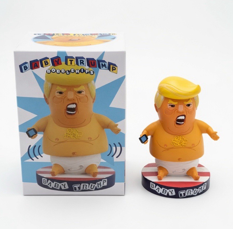 BABY Donald Trump Bobblehead - New in Box