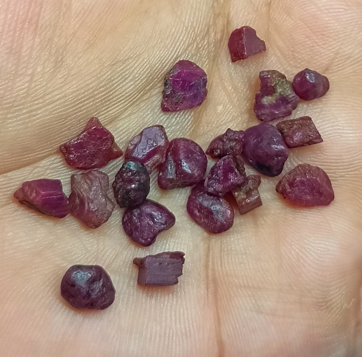 GENUINE EARTH MINED BEAUTIFUL NATURAL RED RUBY ROUGH GEMSTONE & GIFT
