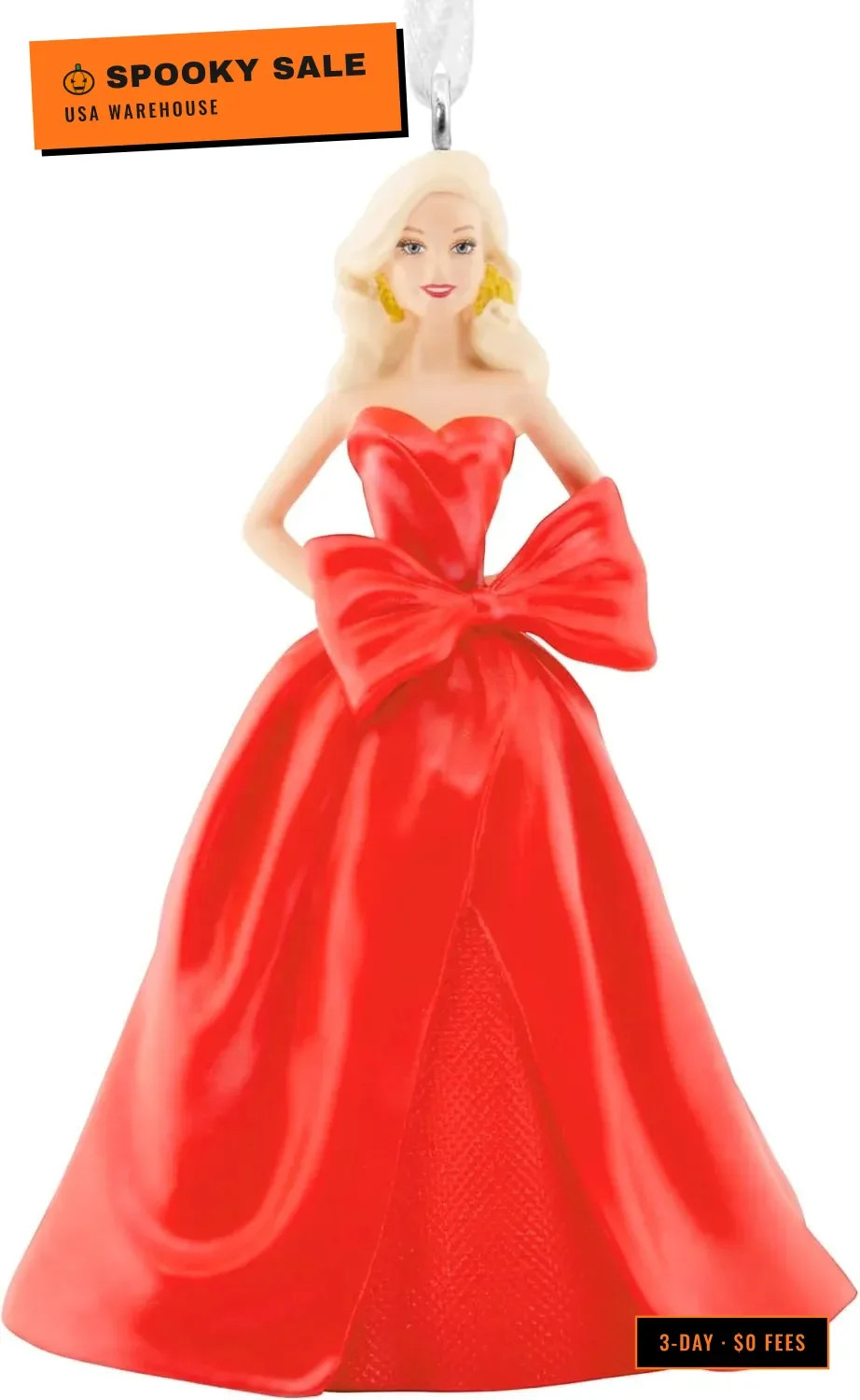 Hallmark Mattel Christmas Ornament (Holiday Barbie 2026)