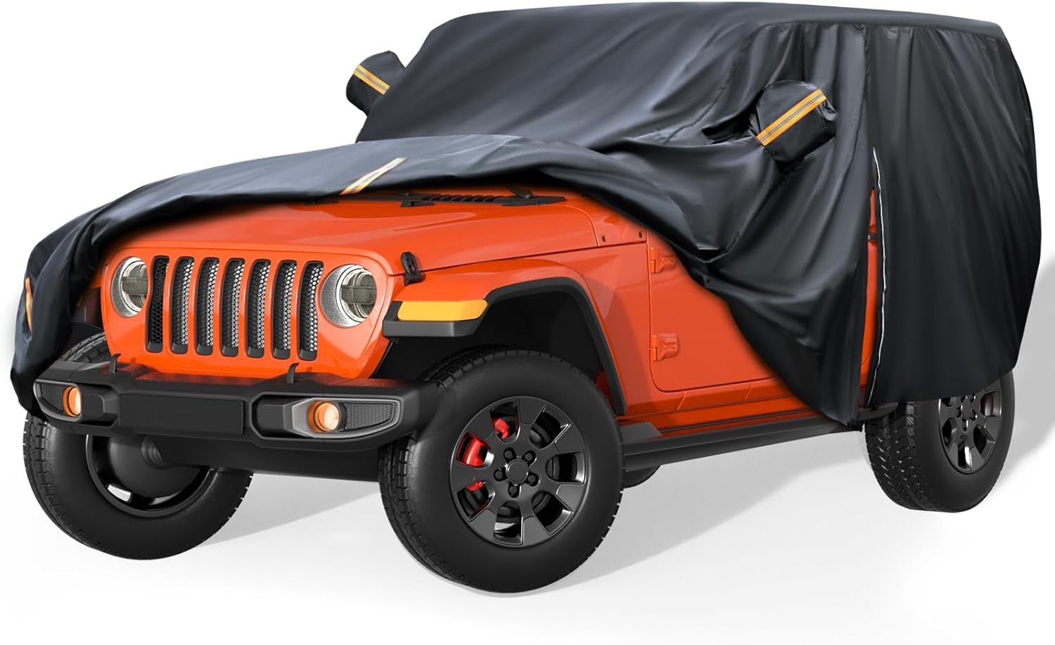 600D Waterproof Car Cover Custom Fit for Jeep Wrangler 4 Door (2007-2025) JL ...