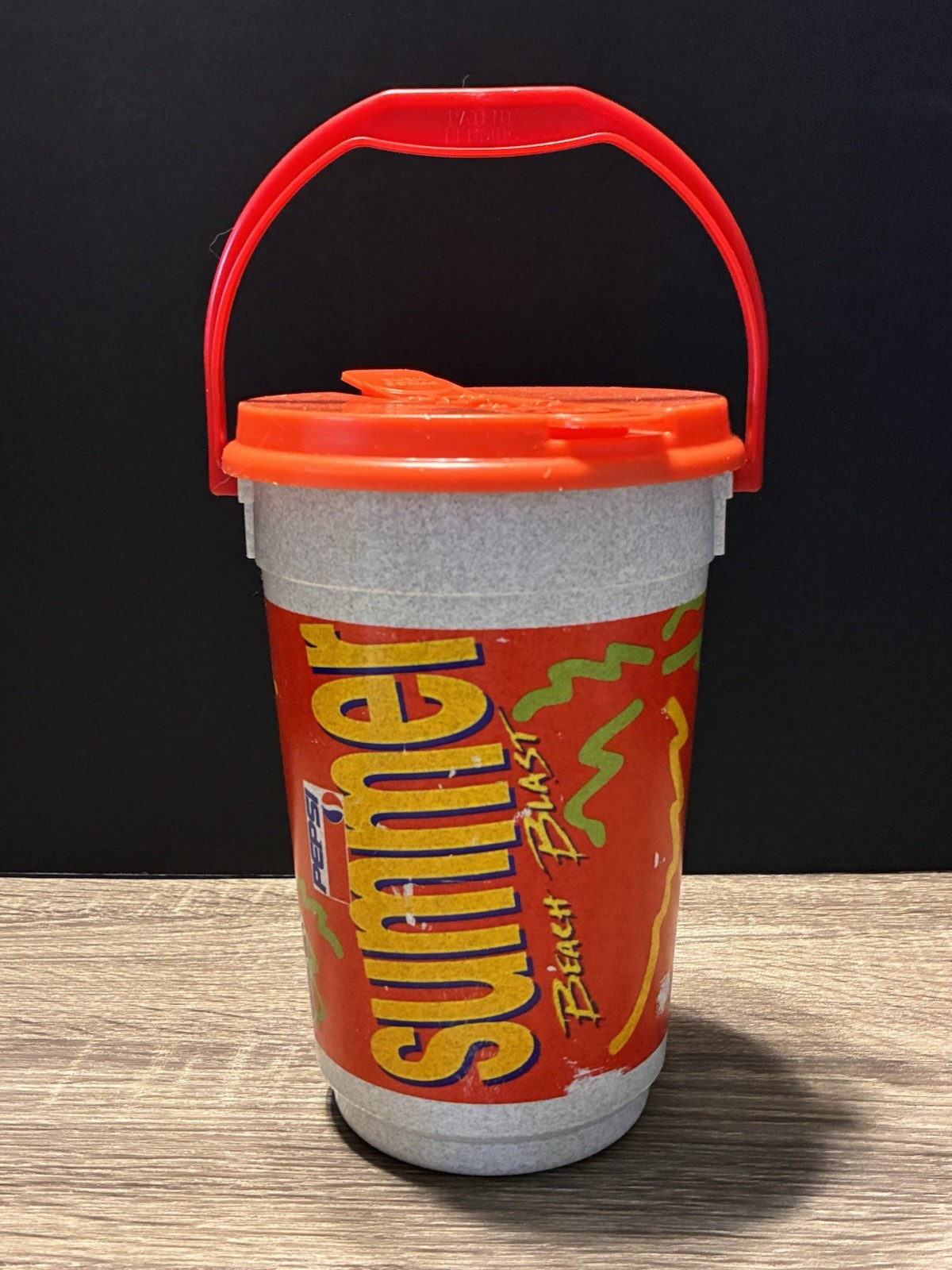 Vintage 1990s PEPSI Whirley “THE BIG BUCKET” SUMMER BEACH BLAST 44 oz Travel Mug