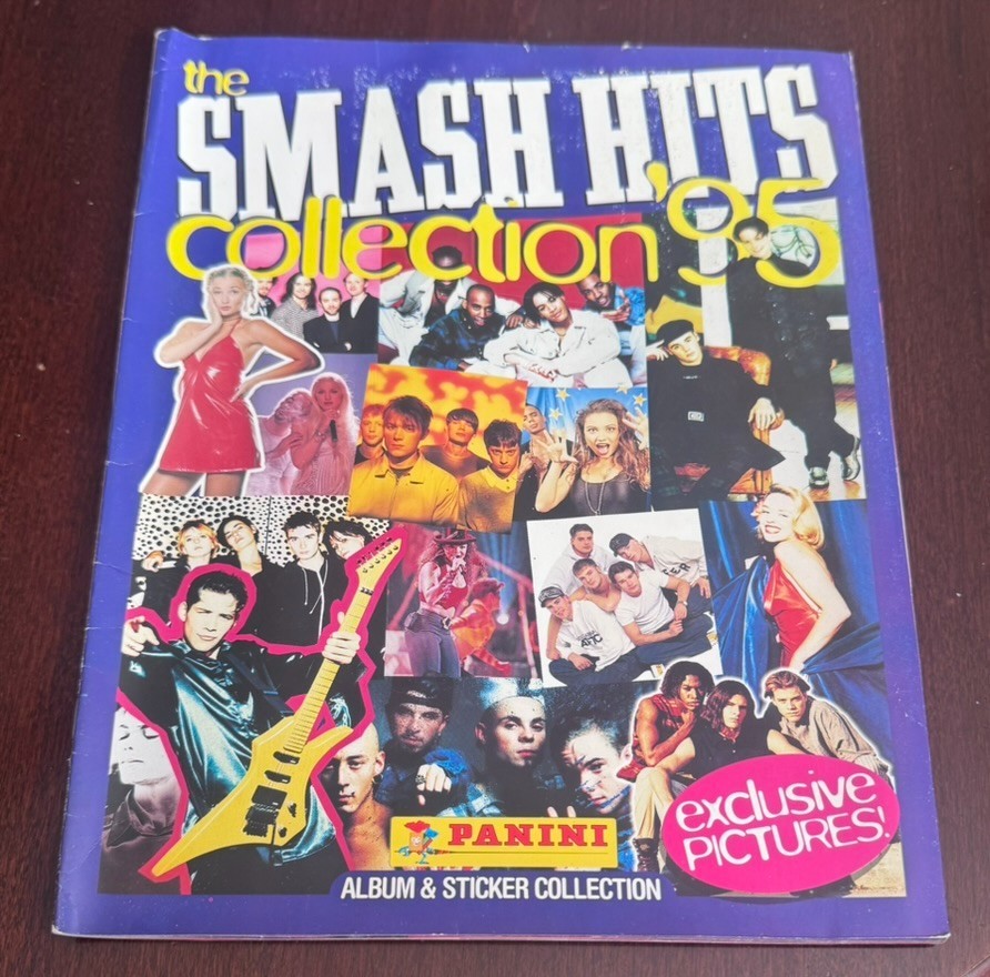 1995 Panini Smash Hits 100% Complete Sticker Album Nirvana Snoop Oasis Green Day