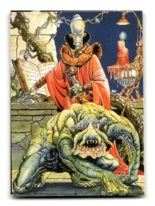 1994 FGG Mike Ploog Fantasy Art Trading Card #11 Nicotar