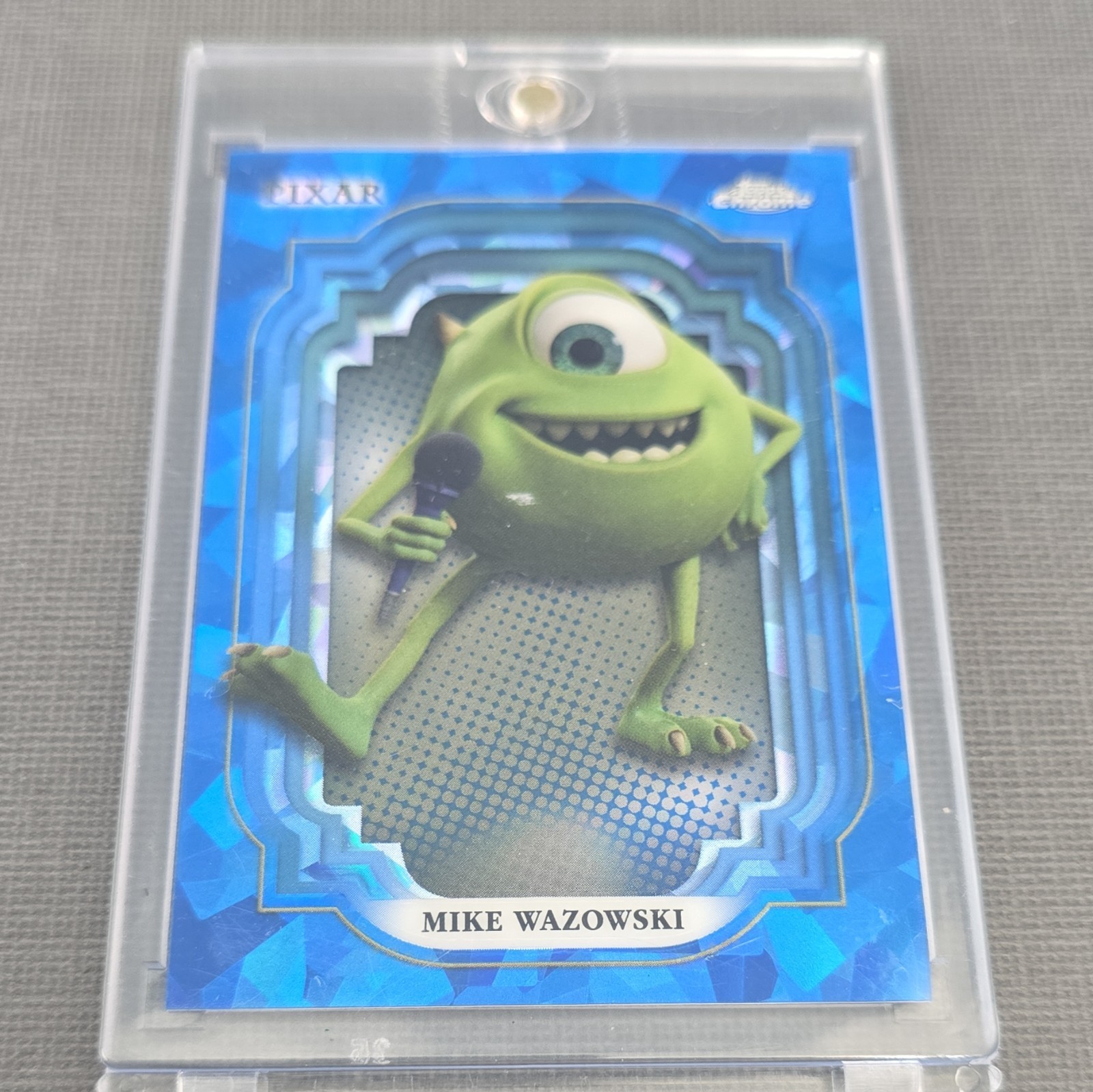 2024 Topps Chrome Sapphire Pixar Monsters, Inc. Mike Wazowski #96 2024 Topps Chrome Sapphire Pixar Monsters, Inc. Mike Wazowski #96