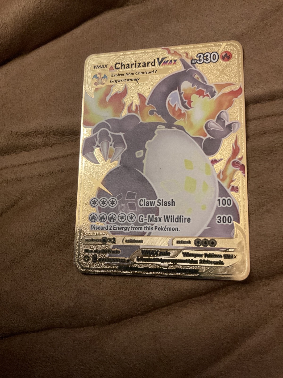 Charizard vmax charizard GX Pikachu v pikachu vmax all gold