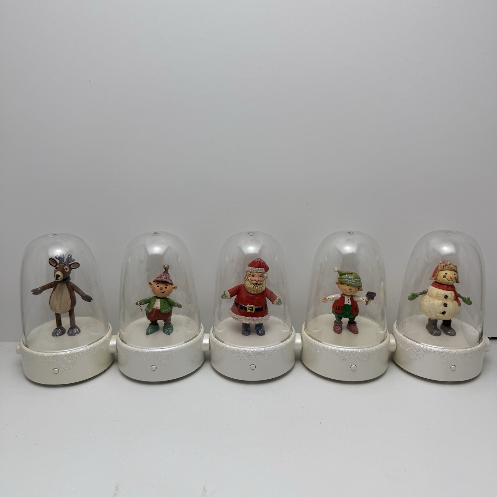 Hallmark Happy Tappers 2008 -  2913 COMPLETE SET Five Musical Christmas WORKING