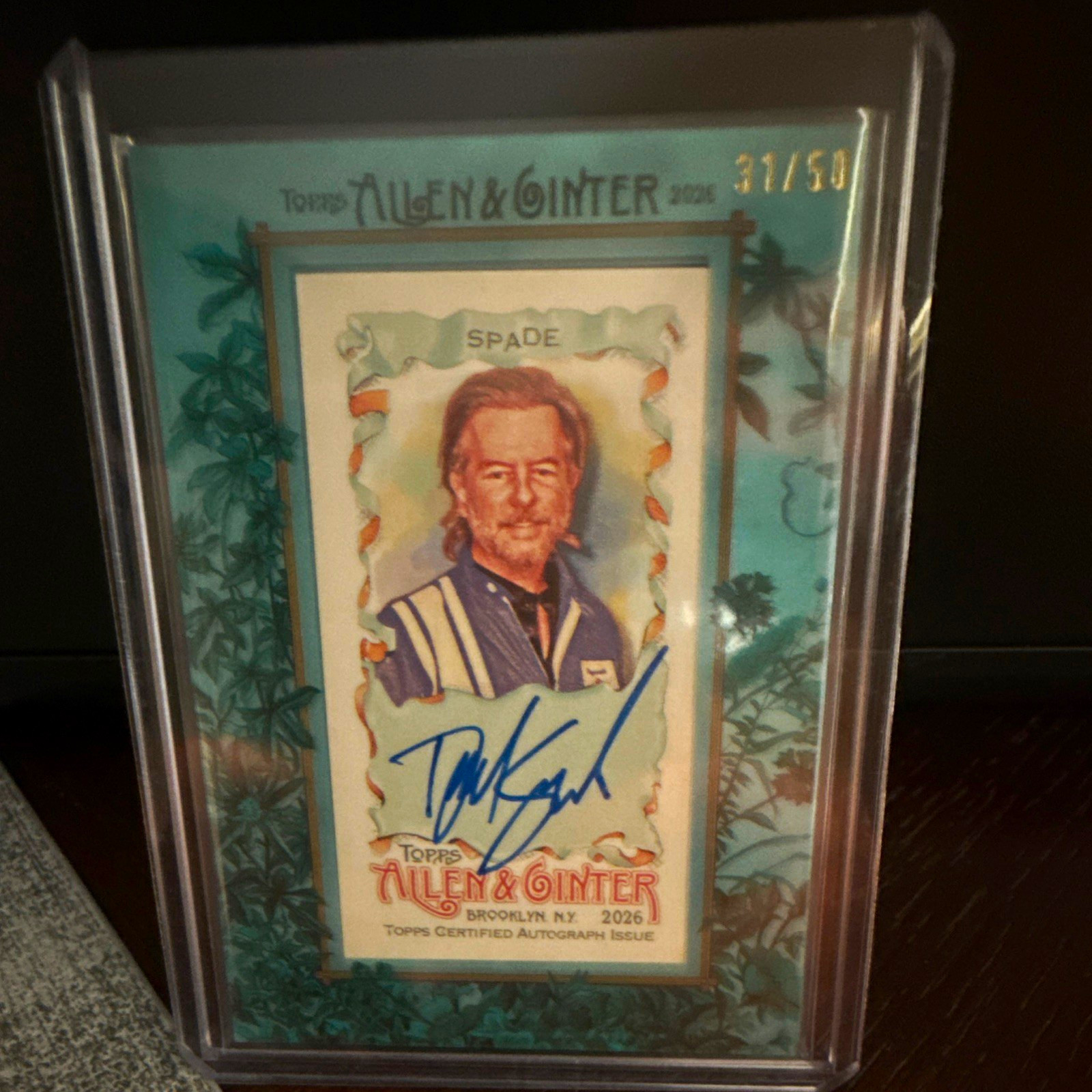 Topps 2026 Allen & Ginter World\'s Champions David Spade MA-DSP Autograph 31/50