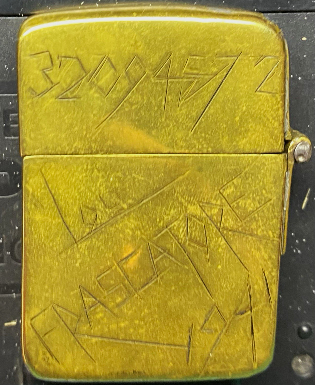 1941 WW2 Zippo Trench Art ……. Original Insert 