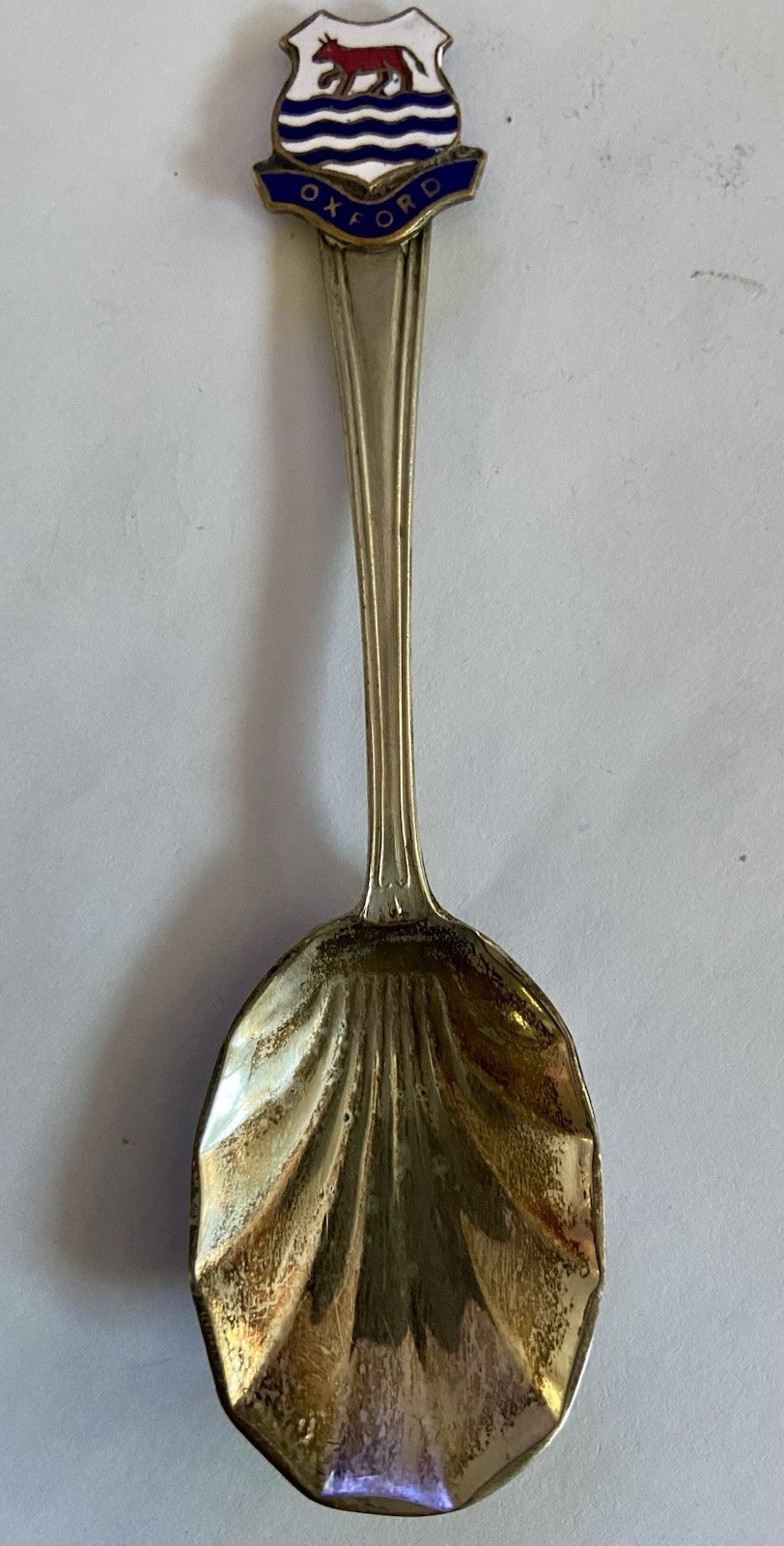 Vintage Souvenir Silver plated Spoon Collectible Oxford 5”