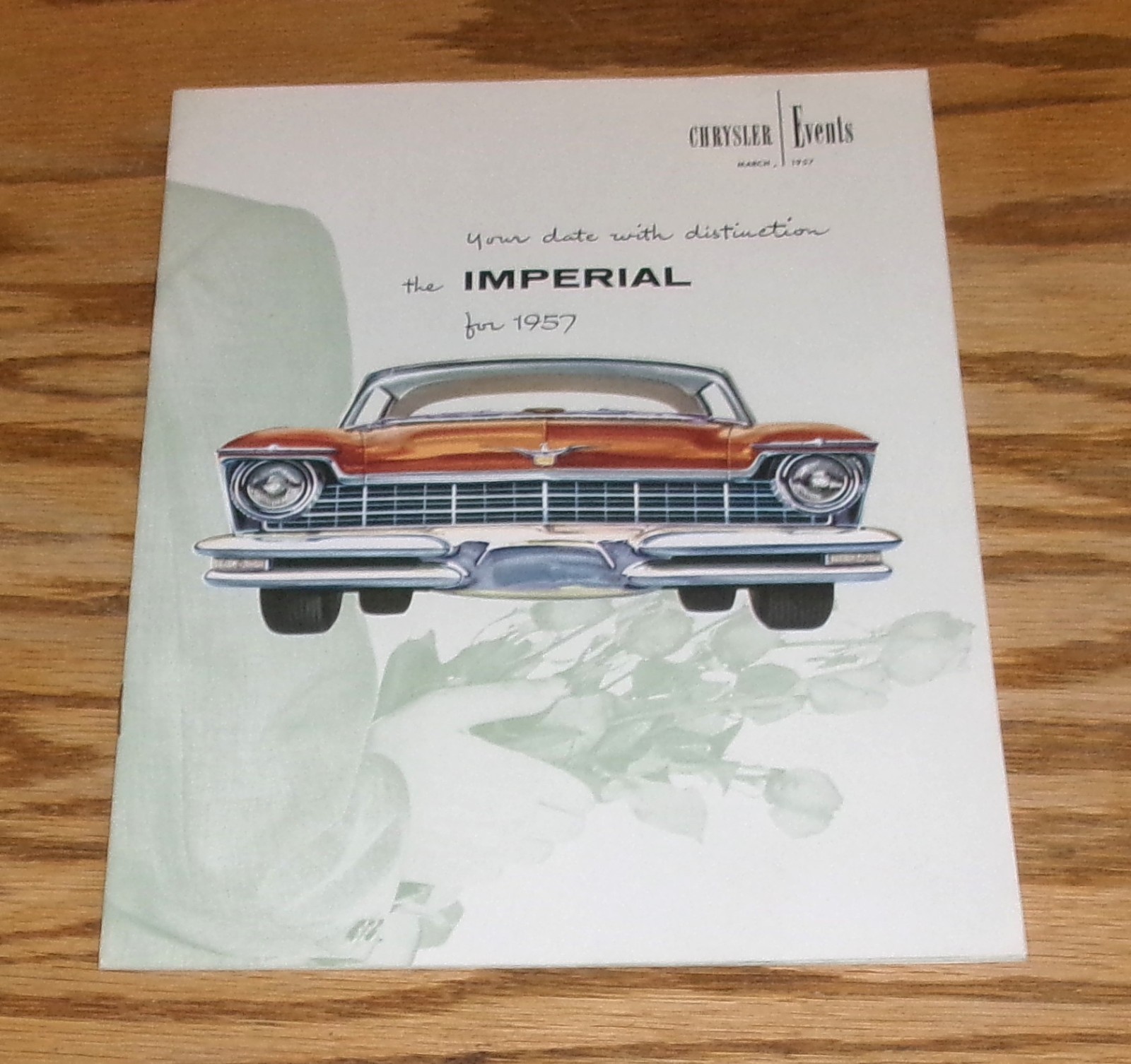 Original 1957 Chrysler Events Magazine Brochure Imperial March