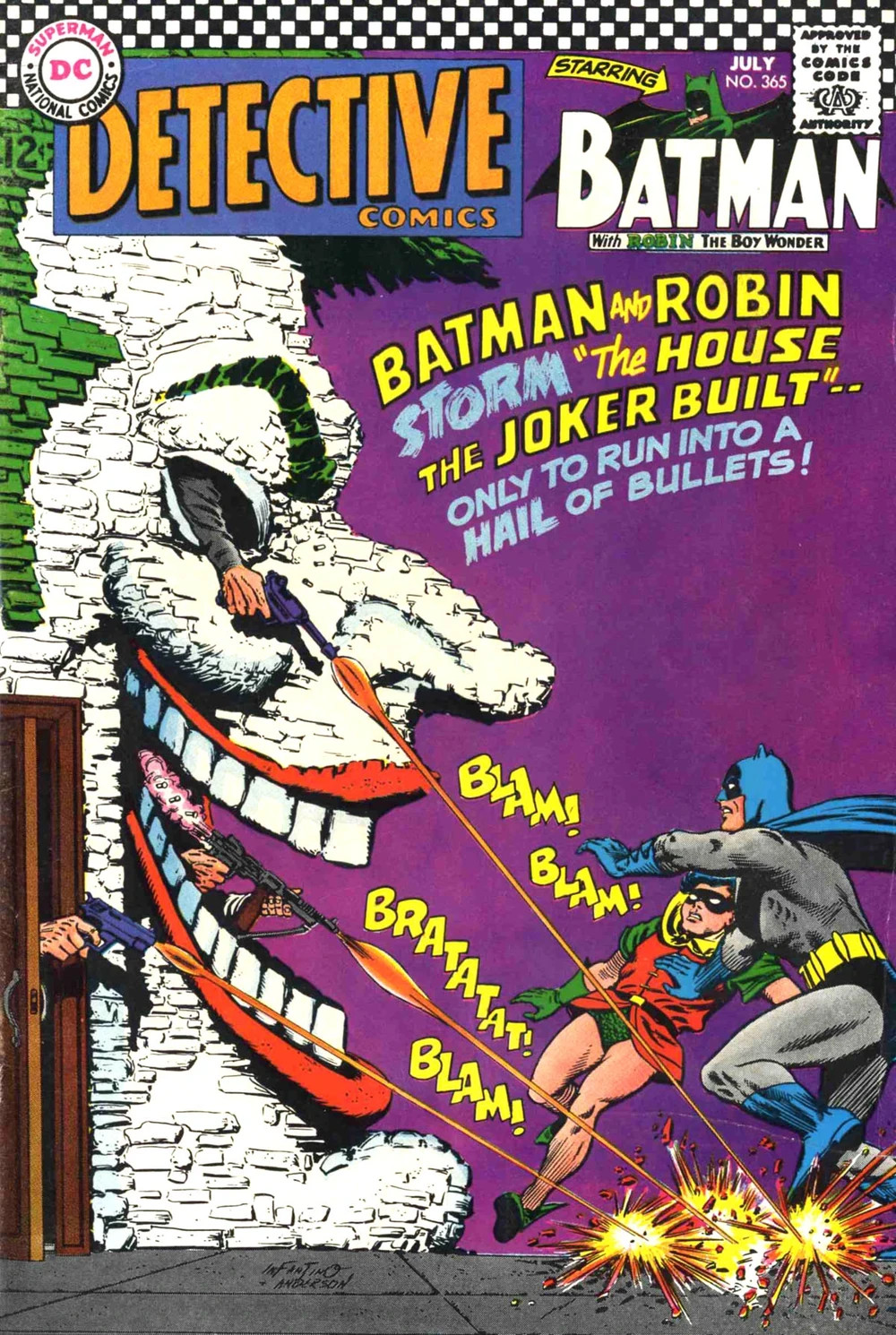 JOKER and BATMAN - vintage lot of 3 comic books includes $0.12 DETECTIVE #365