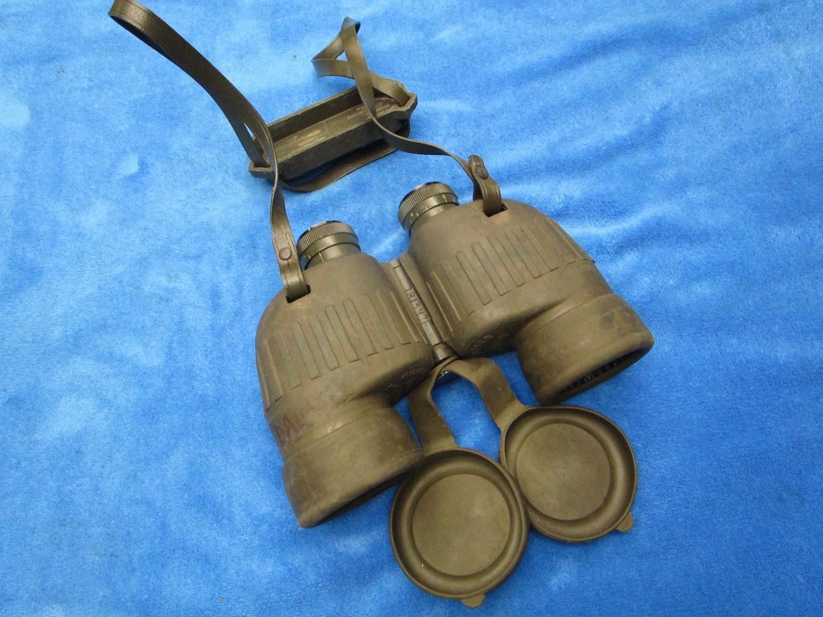 ORIGINAL VINTAGE WEST GERMAN DIENSTGLAS MILITARY-MARINE STEINER BINOCULARS 7X50