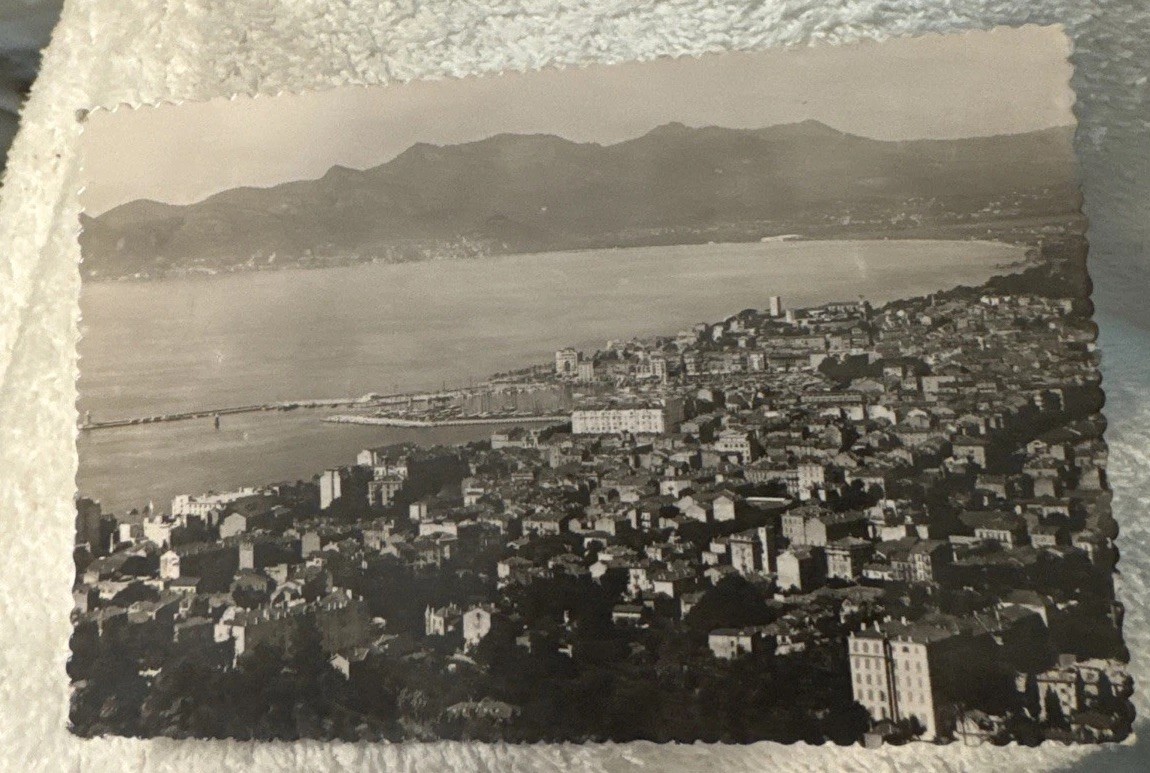 1953 Cannes France real photo Postcard RPPC vtg city view 1953 Cannes France real photo Postcard RPPC vtg city view