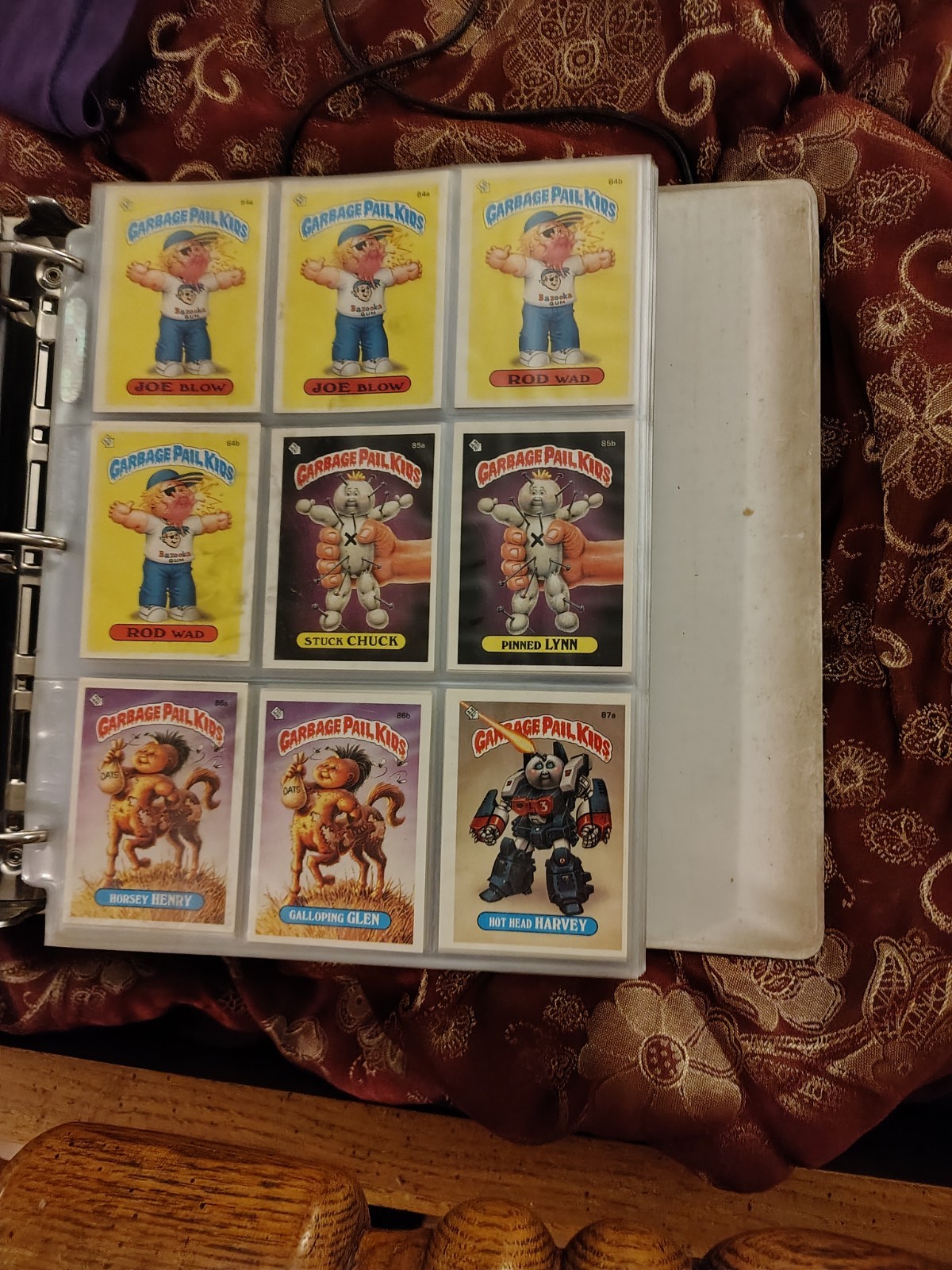 1987 GARBAGE PAIL KIDS OS10 ORIGINAL SERIES 10 COMPLETE 88 CARD VARIATION SET.