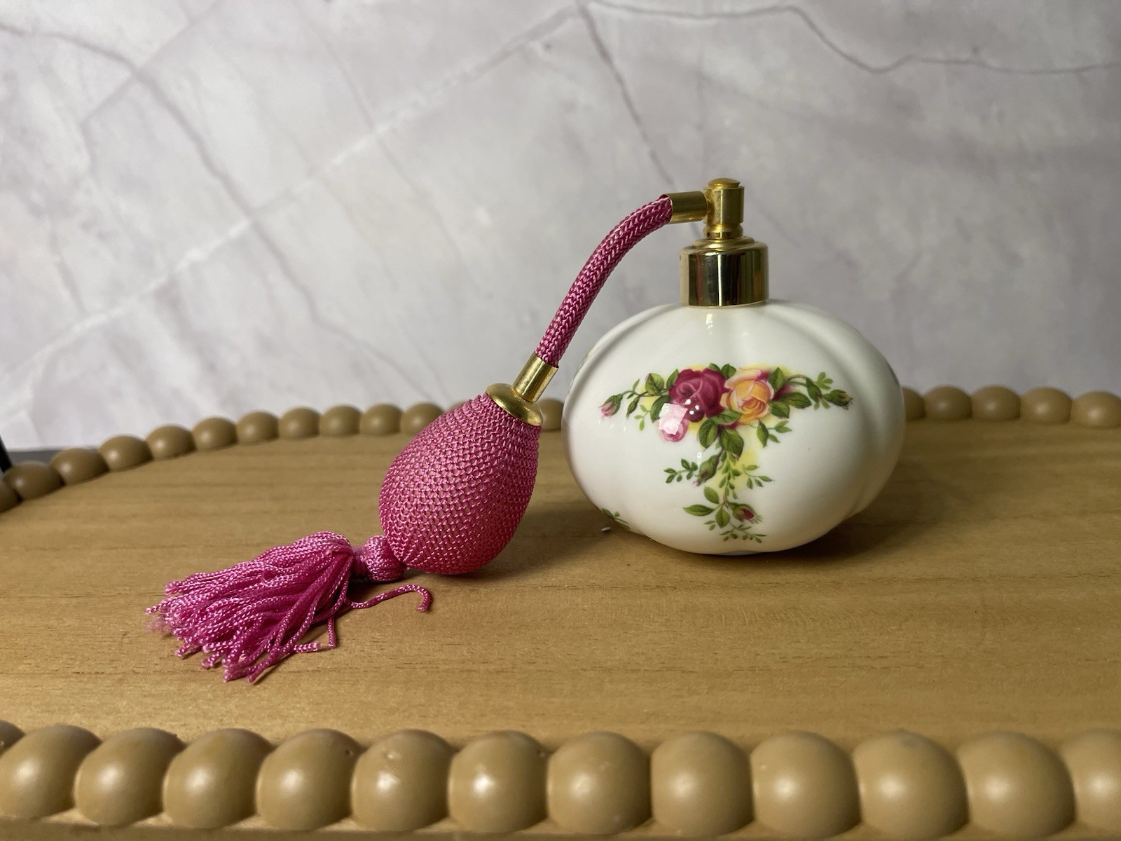 Royal Albert “Old Country Roses” Perfume Automizer