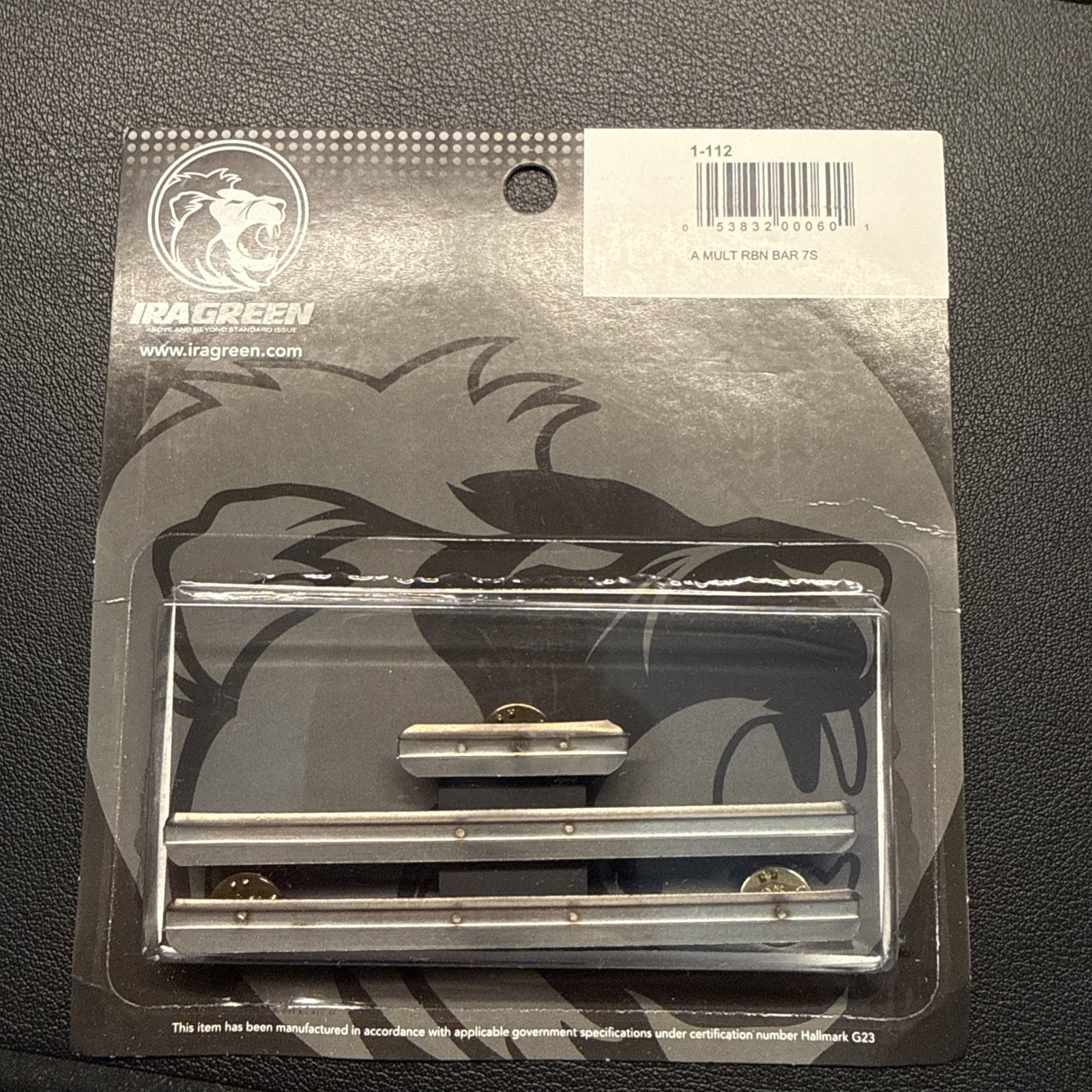 GENUINE U.S. RIBBON MOUNTING BAR: 7 RIBBONS - METAL
