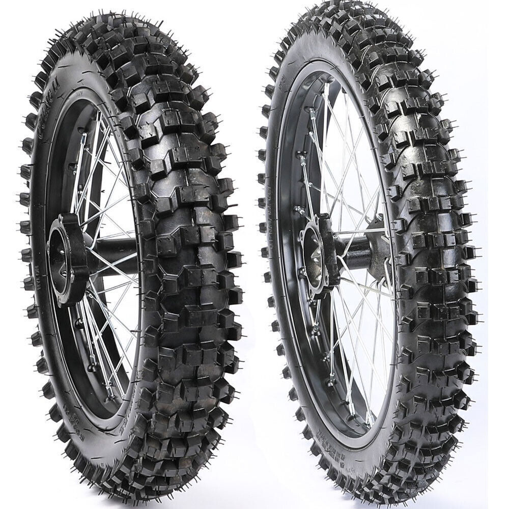 70/100-17'' +90/100-14'' Wheel Rim Tire  for CR85 CR80 YZ85 YZ80 KX85 Pit Bike