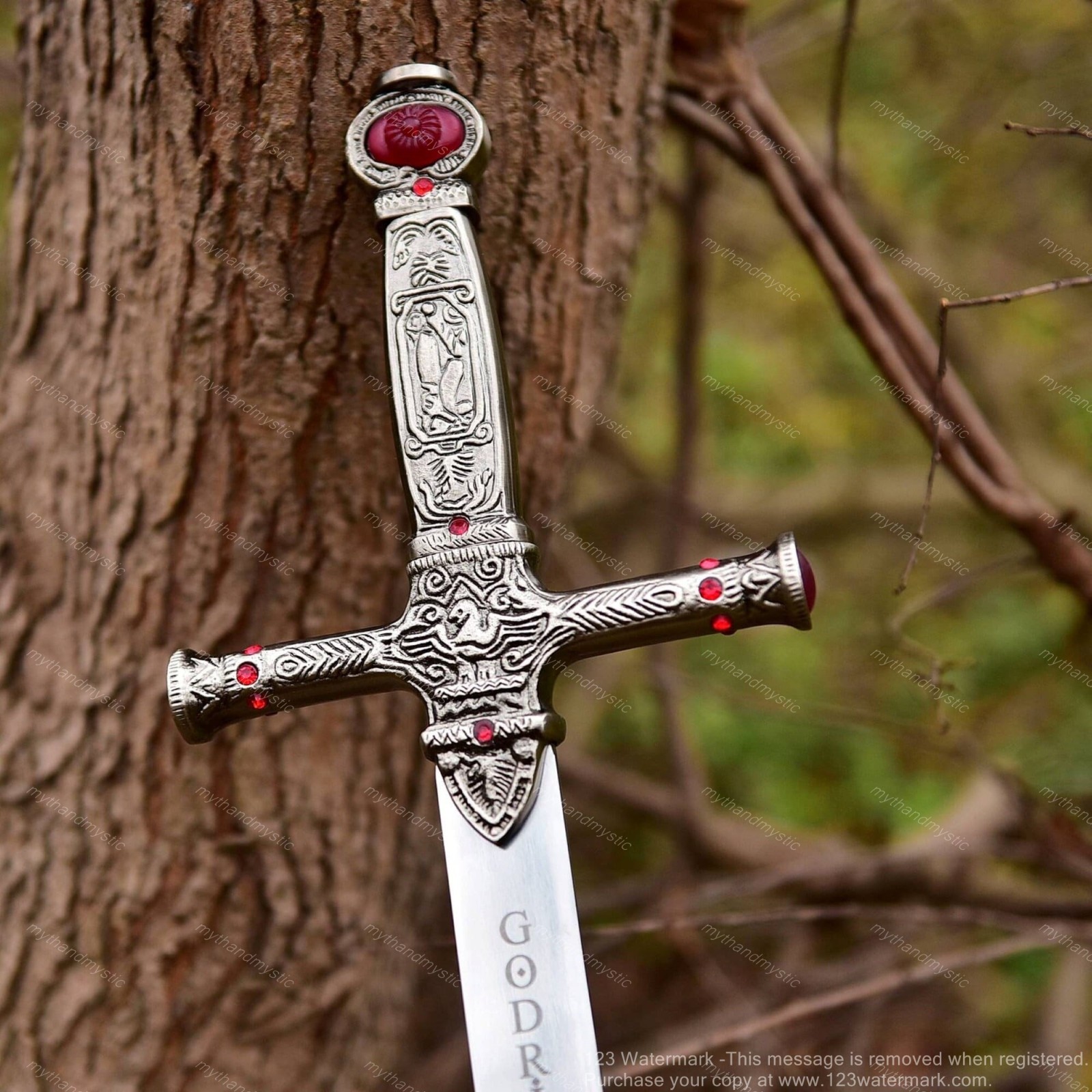 Hogwarts Sword of Godric Gryffindor Harry Potter Engraved Wizard Blade HP Gift
