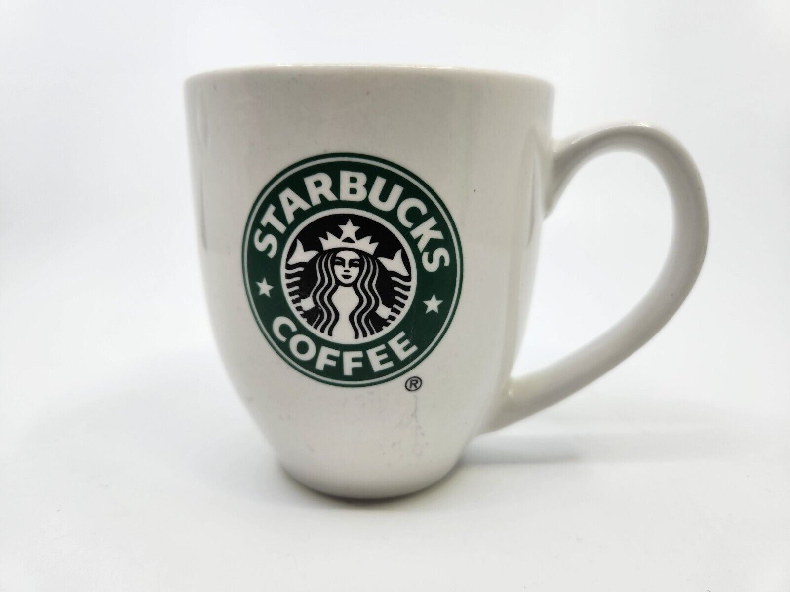 2006 Starbucks Coffee Tea Mug 15.3 fl. oz. White w/Mermaid Logo Pre-owned READ