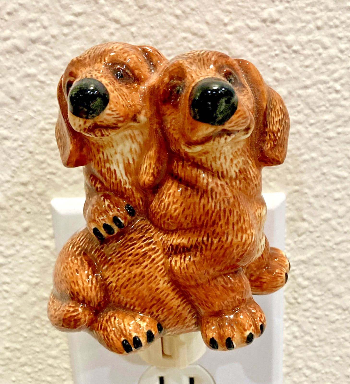 Dachshund ❤️ NIGHT LIGHT Ceramic WIENER DOGS Adorable DOXIE Christmas GIFTS