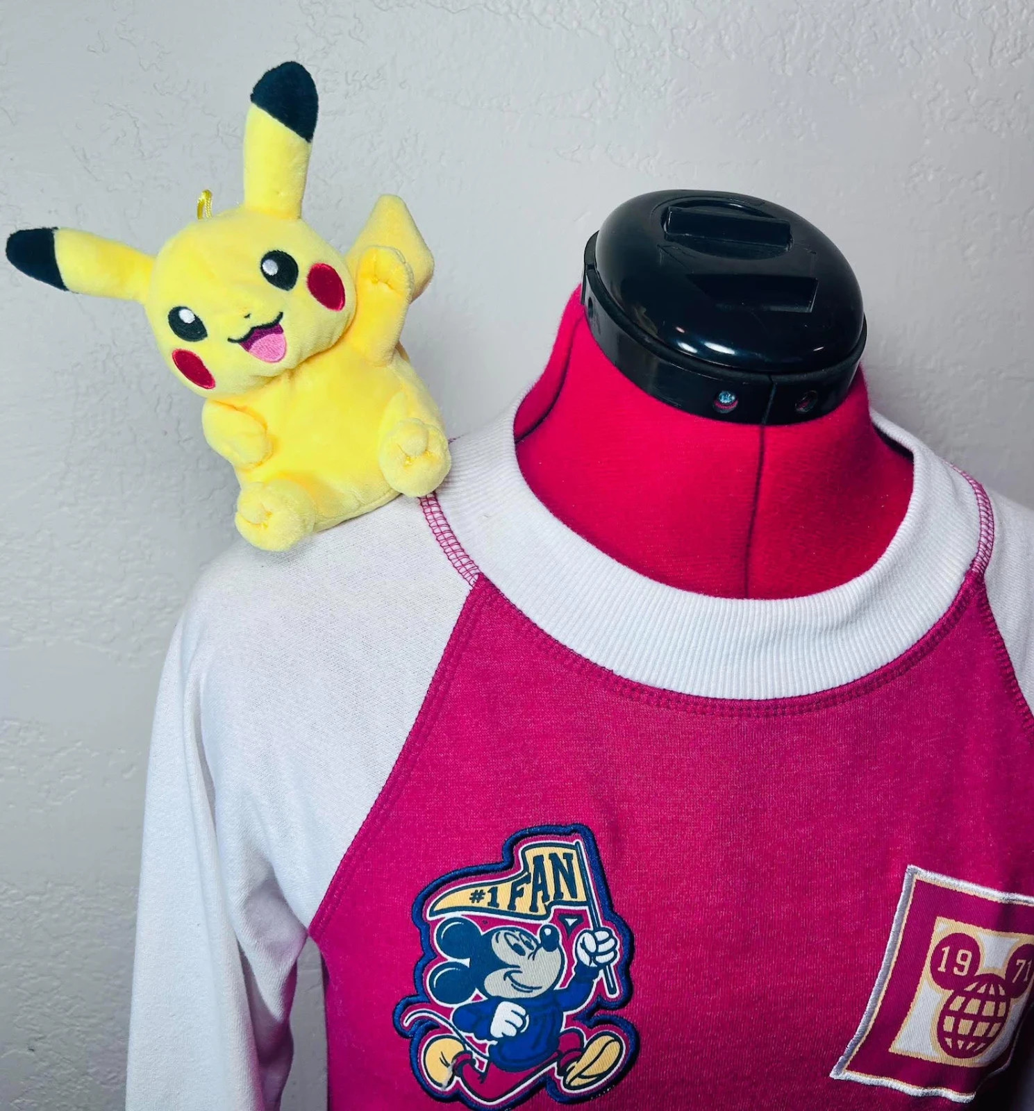 Custom Pikachu Pokemon Go Magnetic Shoulder Pal Buddy Plush Costume Dress Up 5