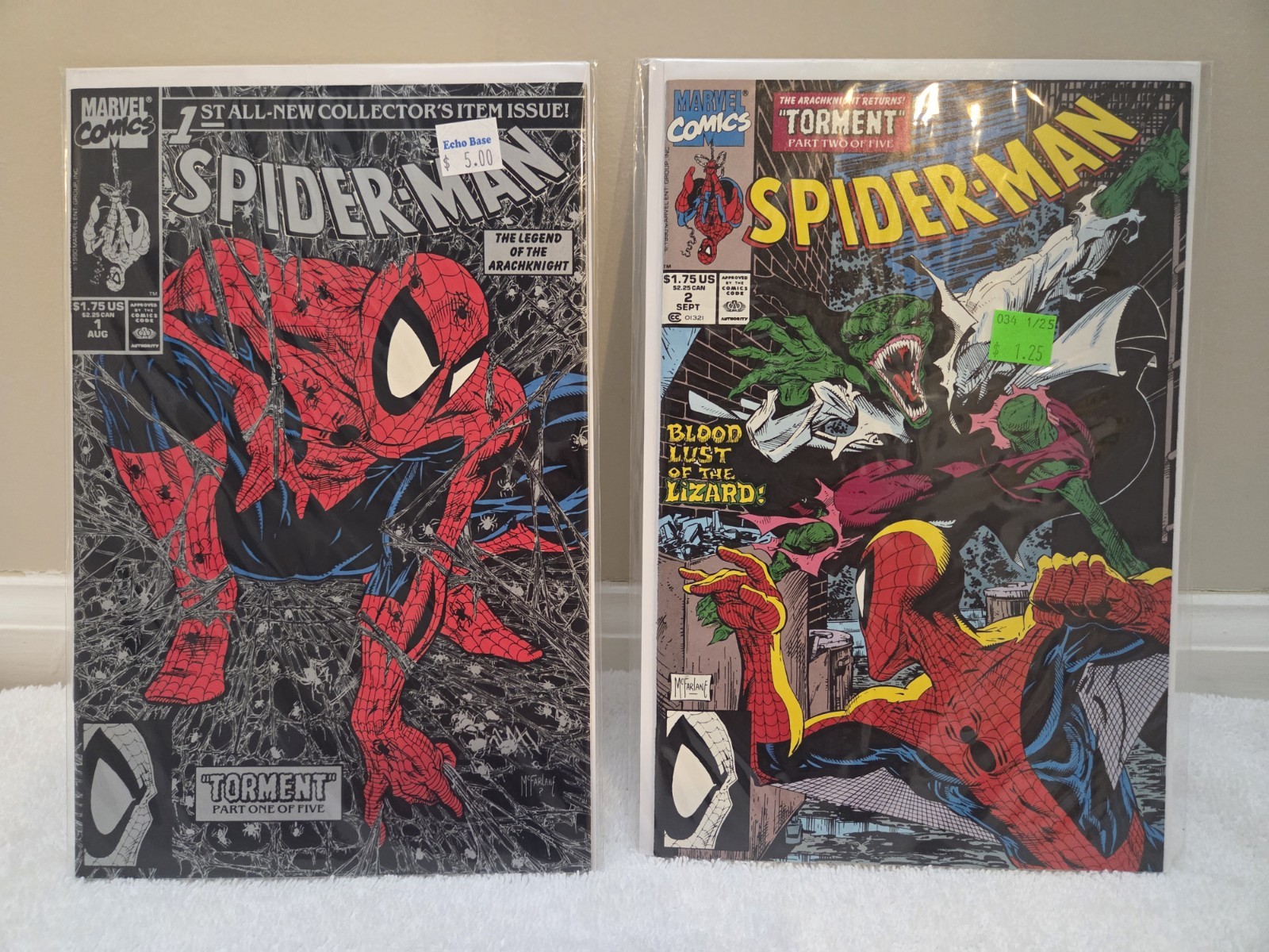 Spider-Man 1990 Lot of 27  McFarlane #1-23 Comics Marvel (missing #10)