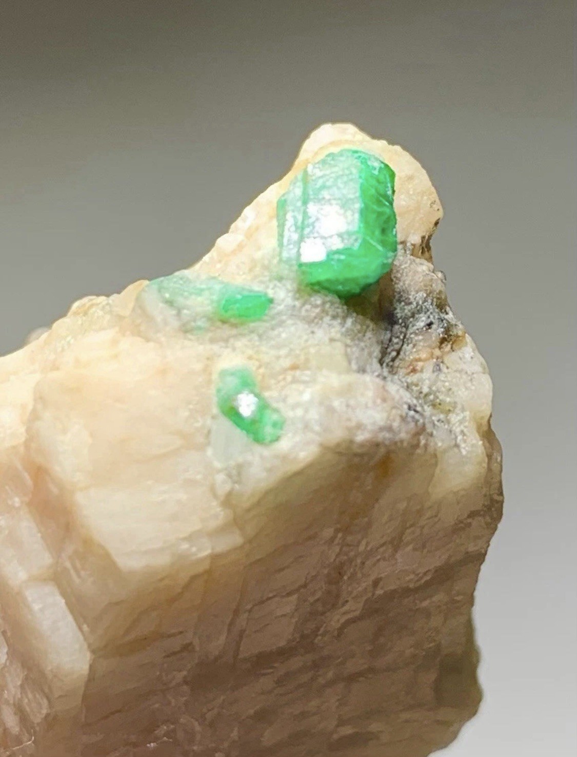 Renowned Raw Bright Green Colombian Emerald Crystal Cluster Matrix Specimen