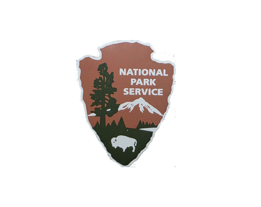 National Parks Service Arrowhead Vinyl Sticker | Support your parks | 2 National Parks Service Arrowhead Vinyl Sticker | Support your parks | 2