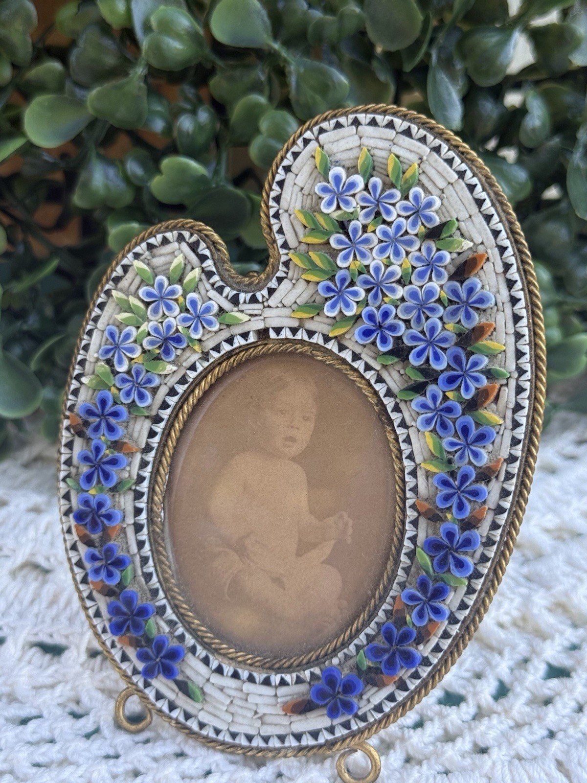 Antique Italian Micromosaic 5.5