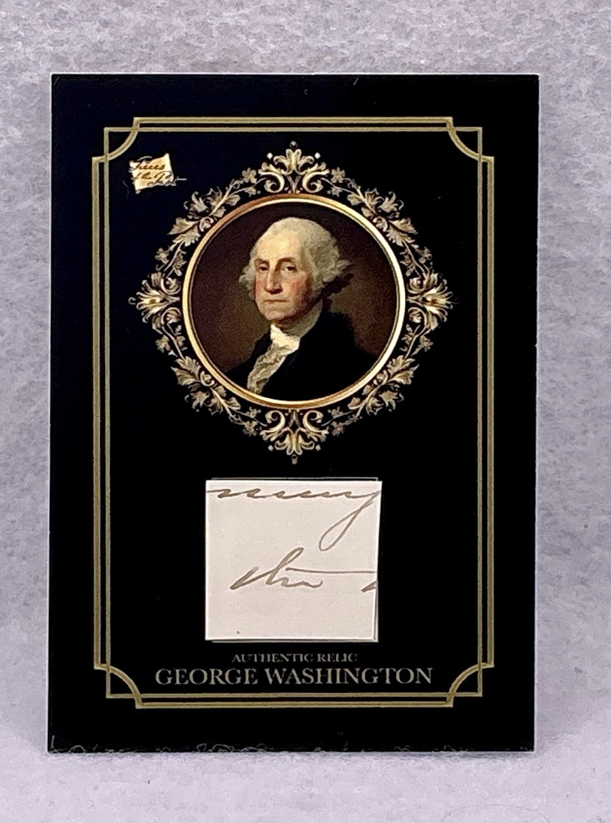2024 The Bar Pieces Of The Past President George Washington Handwritten Relic