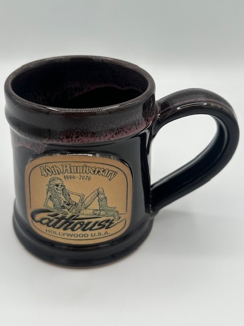 Cathouse Hollywood 40th Anniversary Mug Autographed by Riki Rachman