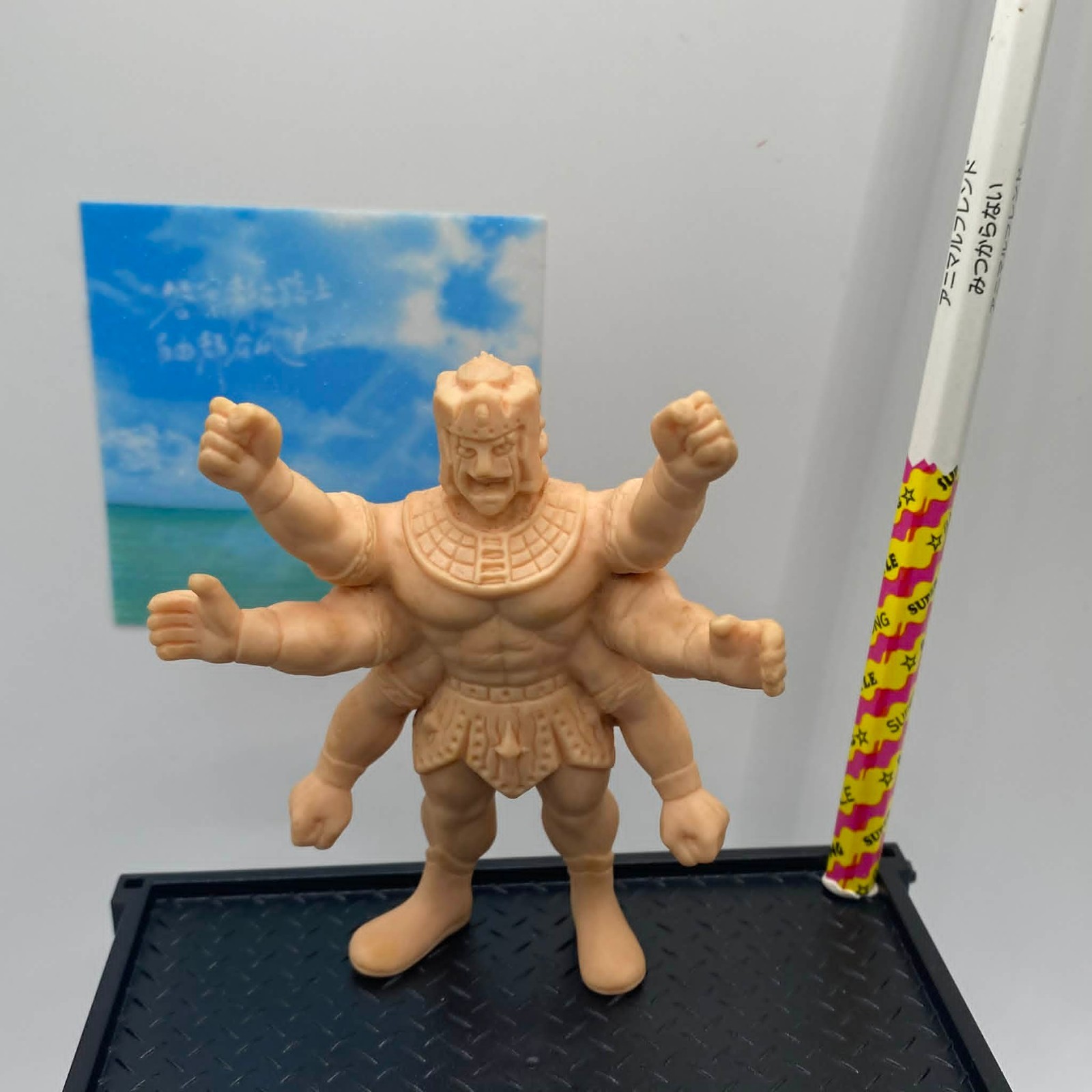 Vintage Deka Kinkeshi Ashuraman Figure Large 4\