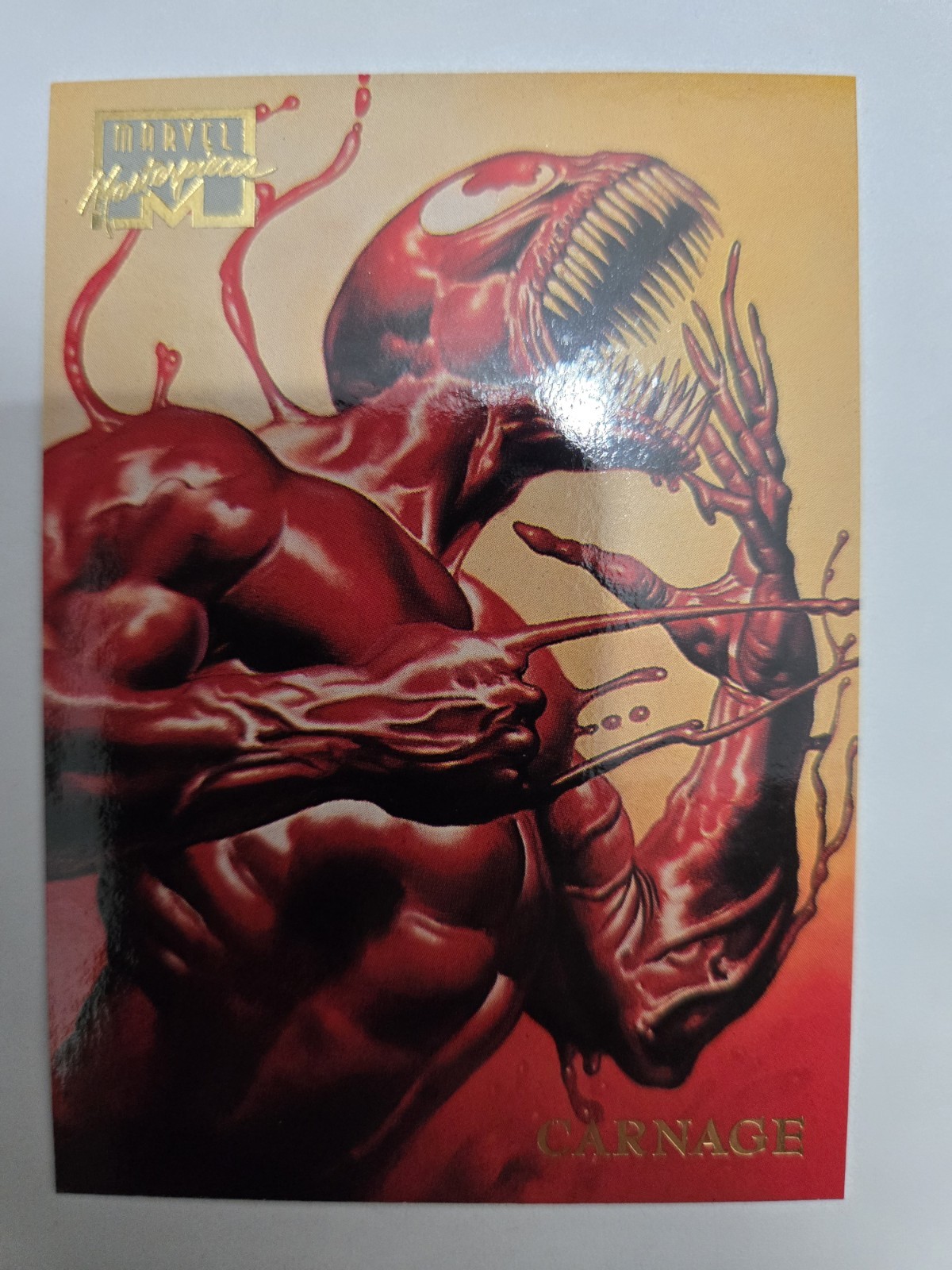 1996 Marvel Masterpieces #8 CARNAGE