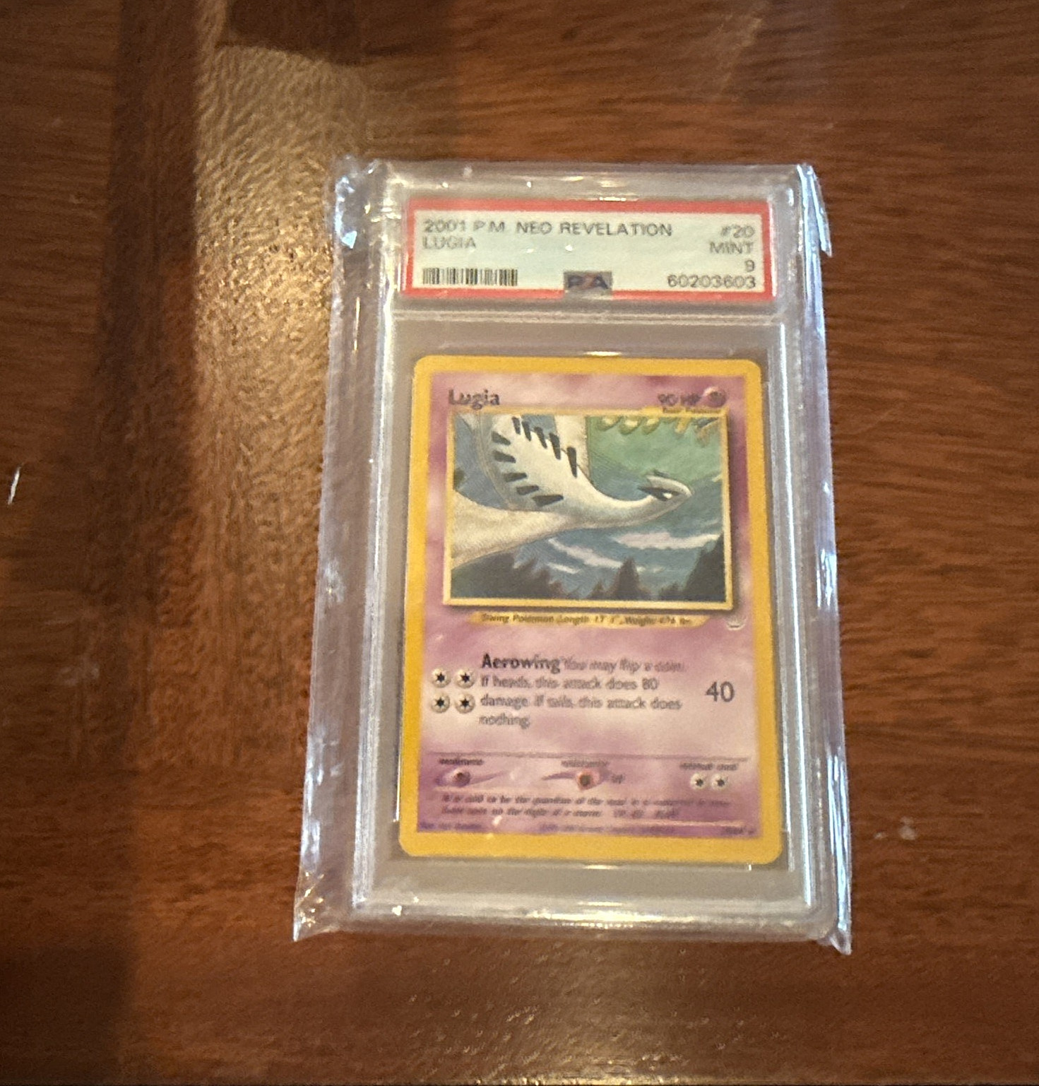 2001 Pokemon Neo Revelation #20 Lugia PSA 9- MINT RARE