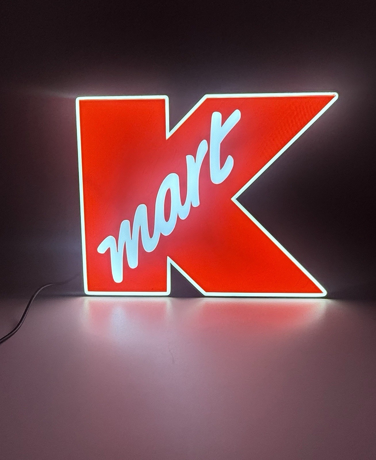 Kmart Light Up  LED Sign Wall Decoration 12.2” Wide  Ships Free