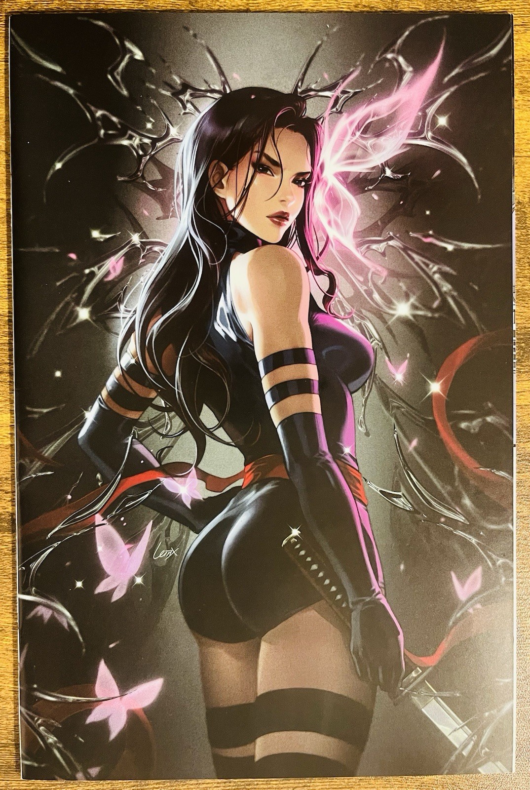 PSYLOCKE 1 GORGEOUS LESLEY LIERIX LI EXCLUSIVE VIRGIN VARIANT MARVEL COMICS 2025