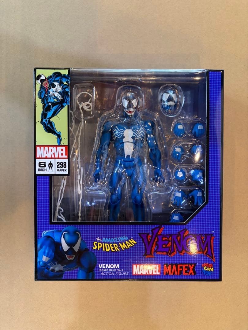 MAFEX No.298 Blue Venom Marvel Gamerverse (US SELLER)