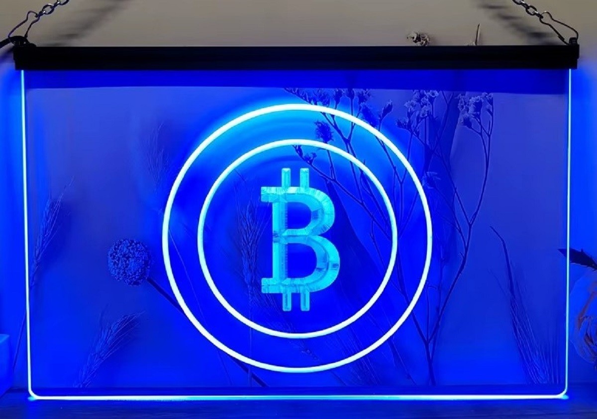 Bitcoin Neon Neon Light Sign Home Shop Wall Hanging Desktop Decor