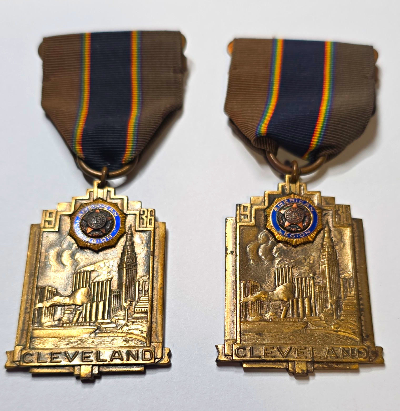 American Legion 1936 Cleveland Past National Commander John R. McQuigg Medal