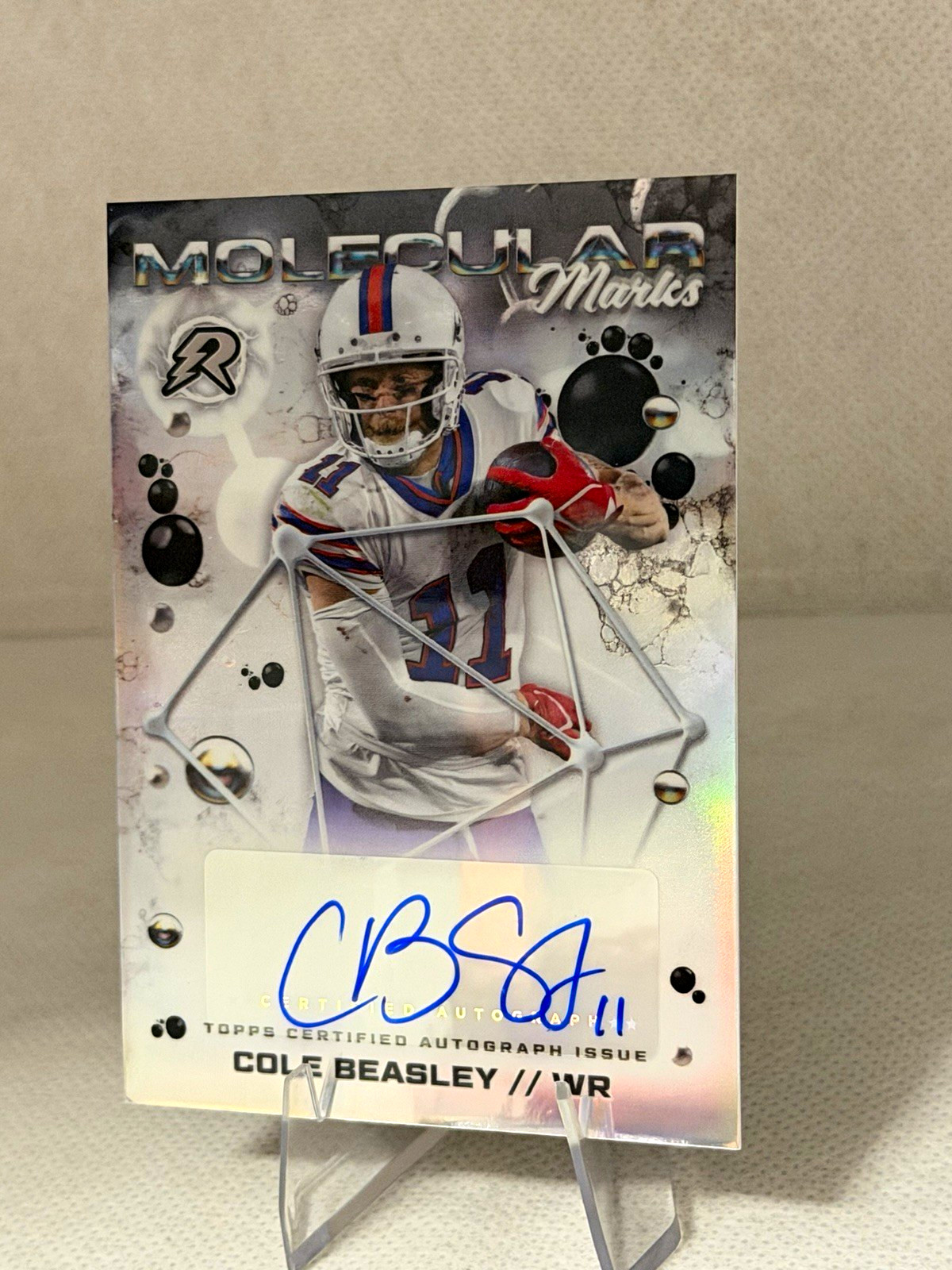 Topps 2025 Resurgence Molecular Marks MM-CBE Cole Beasley Autograph