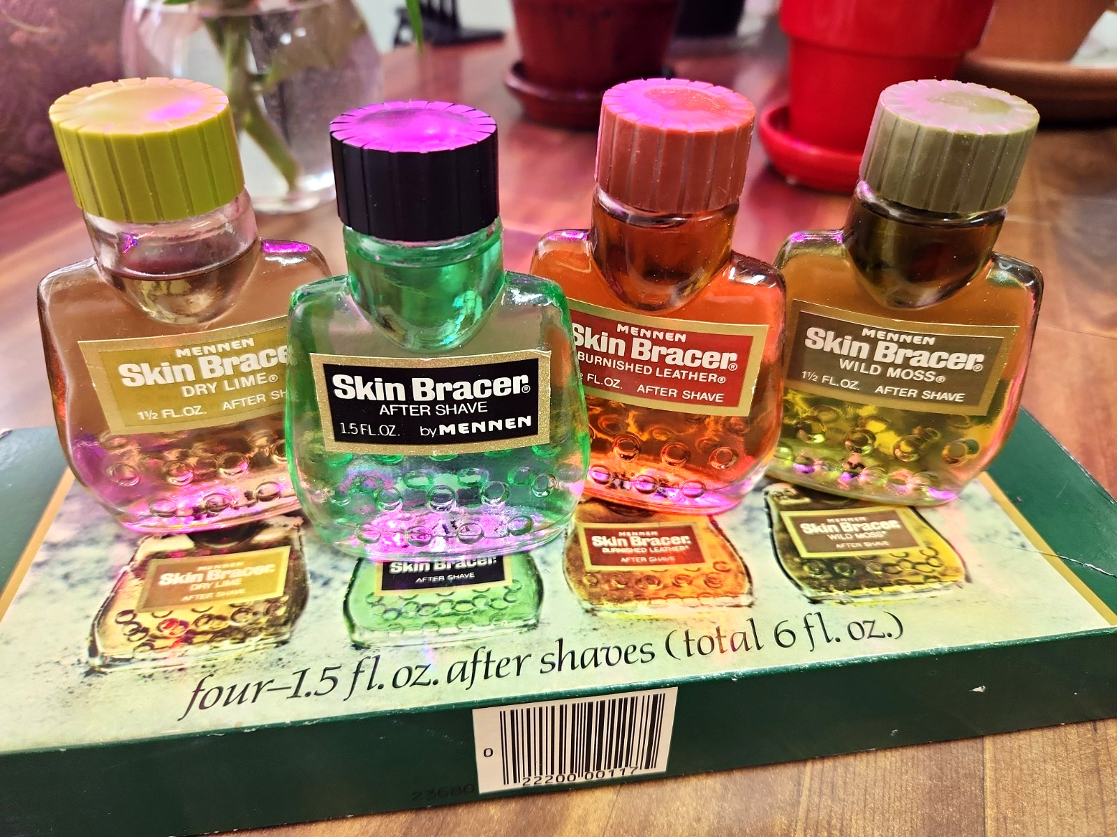 Vintage Mennen Skin Bracer After Shave Gift Collection Set 1.5 oz. Bottles NOS