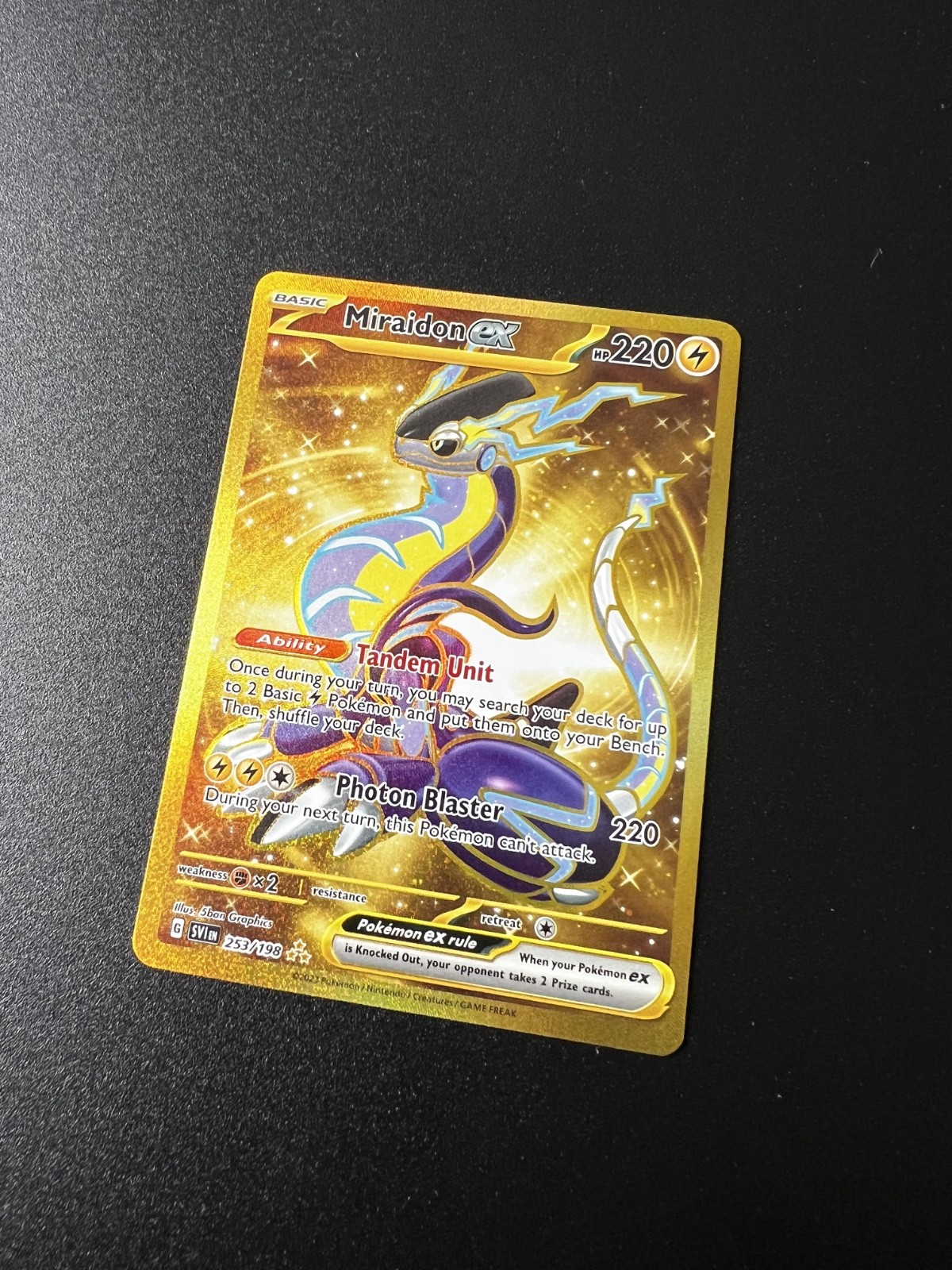 Miraidon EX 253/198 Scarlet & Violet Pokemon TCG